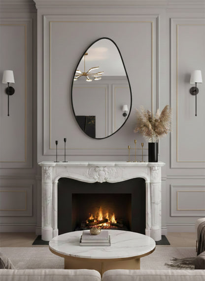 Decorative Black border mirror