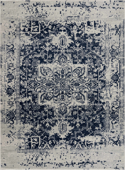 Navy Area Rug - Elegant Modern Home Décor Rug