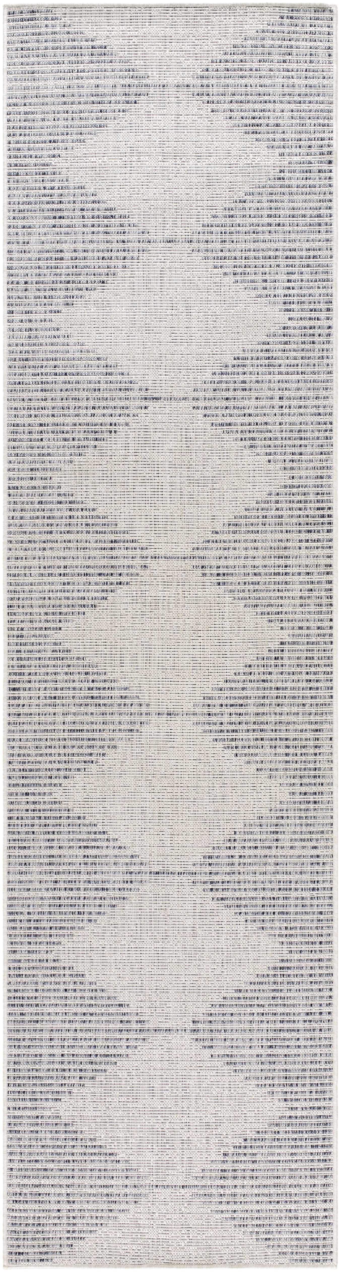 Gray Blue Outdoor Area Rug - Patio and Deck Mat