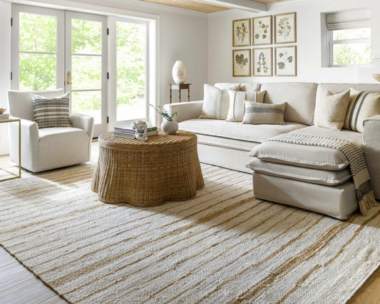 Jute Area Rug - Eco-Friendly Natural Fiber Decor