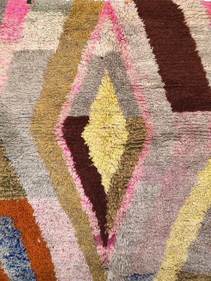 Tassadit Wool Rug - Moroccan Abstract Floor Decor