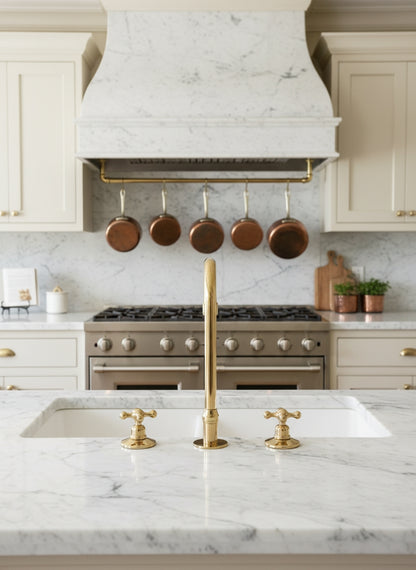 Three Hole Kitchen Faucet - 3 Hole Bathroom Faucet