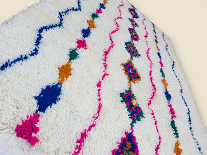 Moroccan Wool Area Rug – Tiziriwen Tribal Design