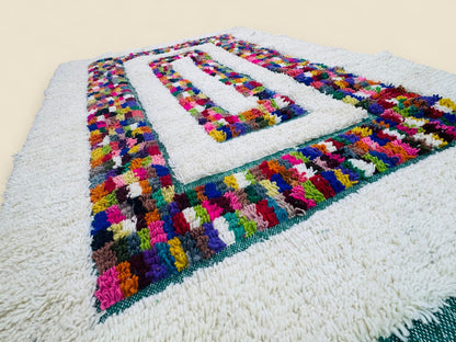 Moroccan Beni Ourain Rug – Tudert Handwoven Wool Carpet