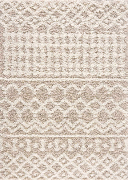 Cream Plush Area Rug - Cozy Home Décor Accent