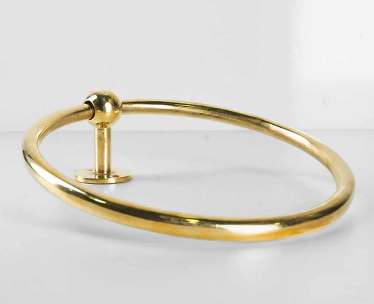 Unlacquered Brass Towel Ring