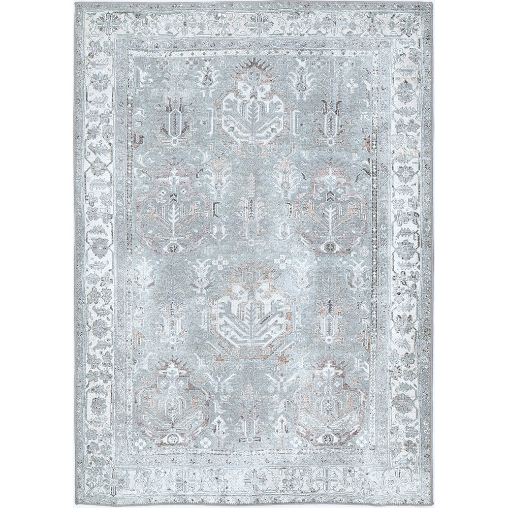 Florence Grey Machine Washable Rug – Timeless Vintage Elegance