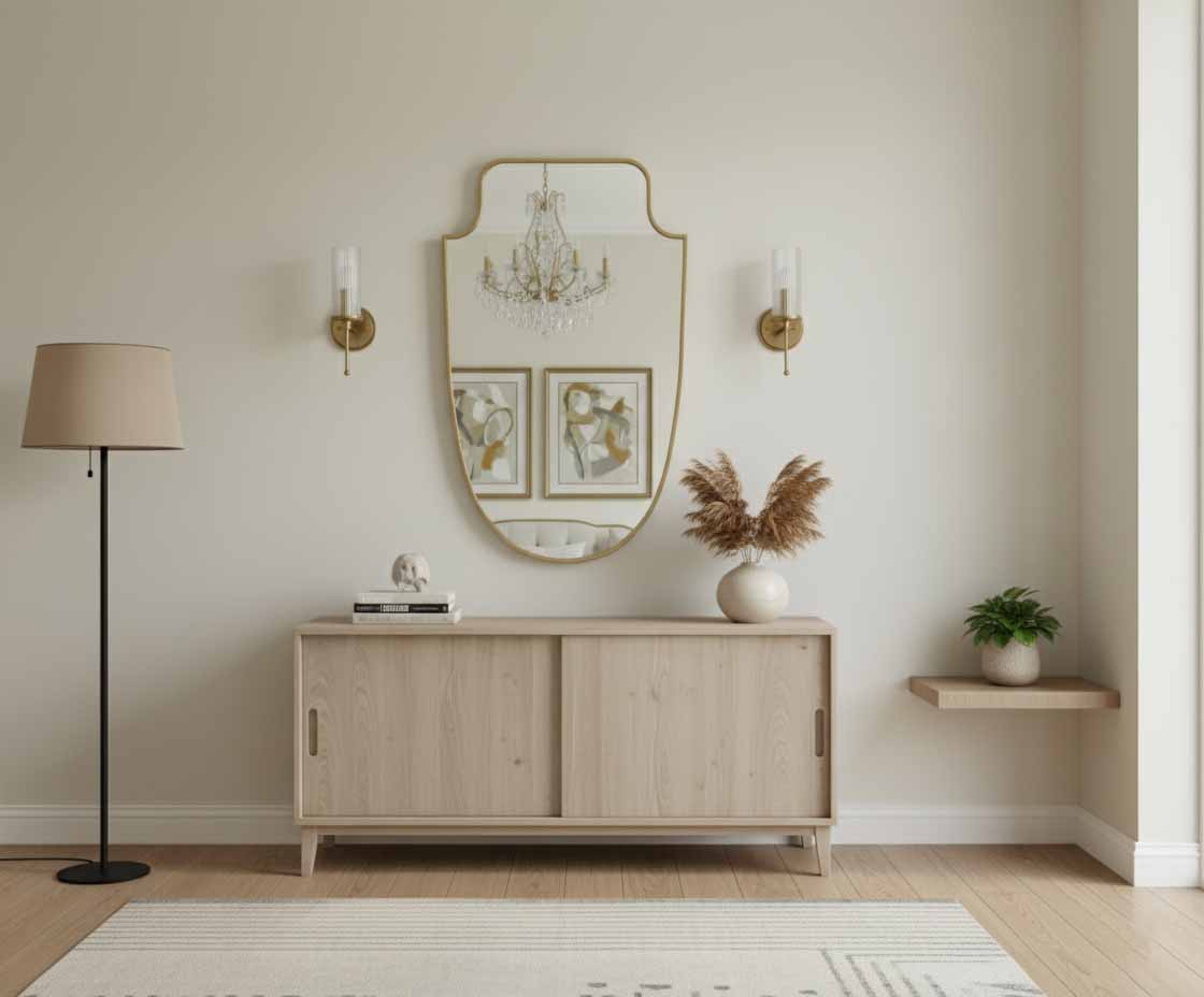 Shield Mirror – Modern Wall Mirror