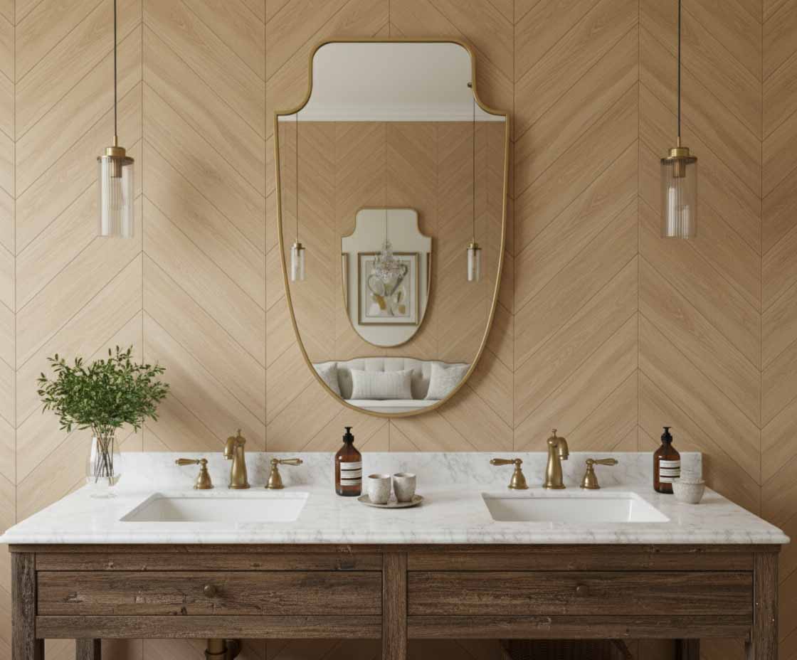 Shield Mirror – Modern Wall Mirror
