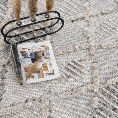 Rustic High-Low Area Rug - Cozy Home Décor Accent
