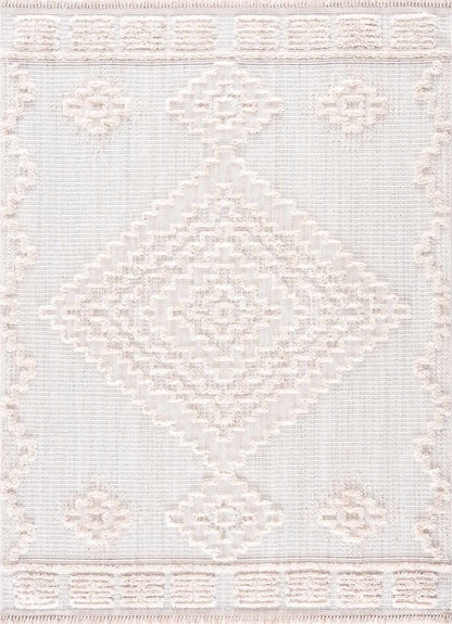 Rustic Area Rug - High-Low Design for Cozy Home Decor
