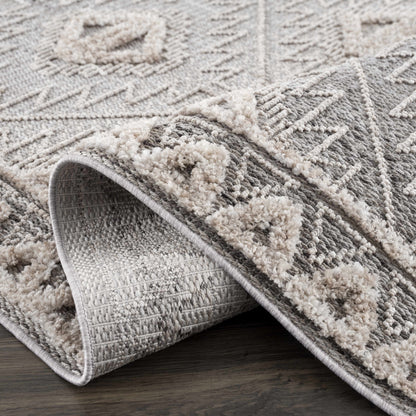Rustic High-Low Pile Area Rug - Cozy Home Decor Accent