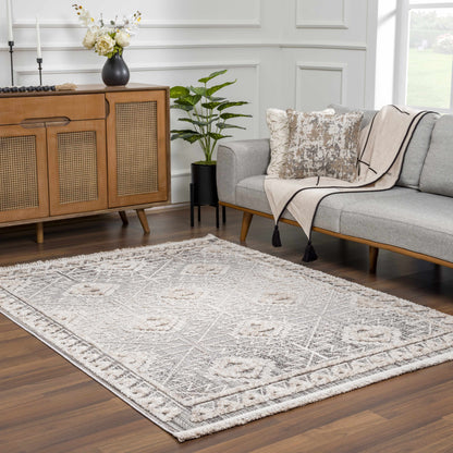 Rustic High-Low Pile Area Rug - Cozy Home Decor Accent