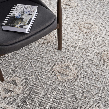 Rustic High-Low Pile Area Rug - Cozy Home Decor Accent