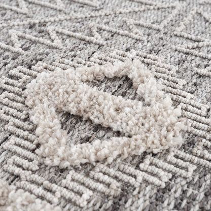 Rustic High-Low Pile Area Rug - Cozy Home Decor Accent