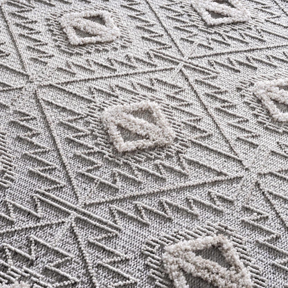 Rustic High-Low Pile Area Rug - Cozy Home Decor Accent