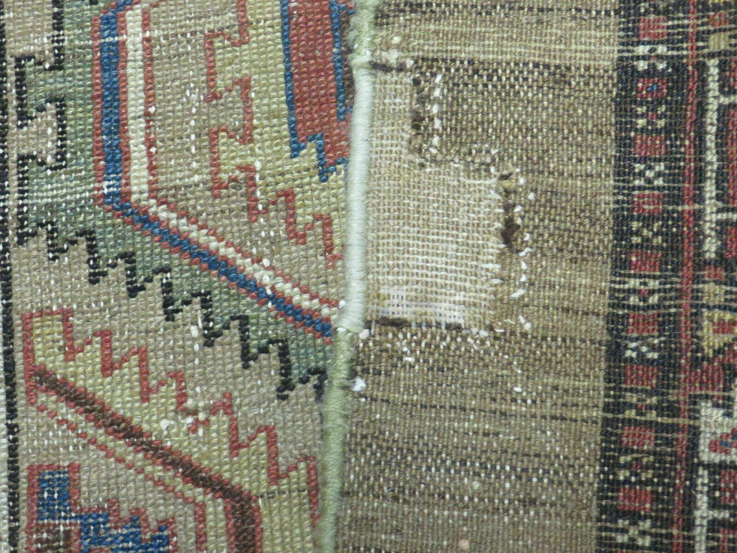 3'4" X 12' Antique Hand Made Turkish Wool Rug Runner Carpet Camel Hair Nice