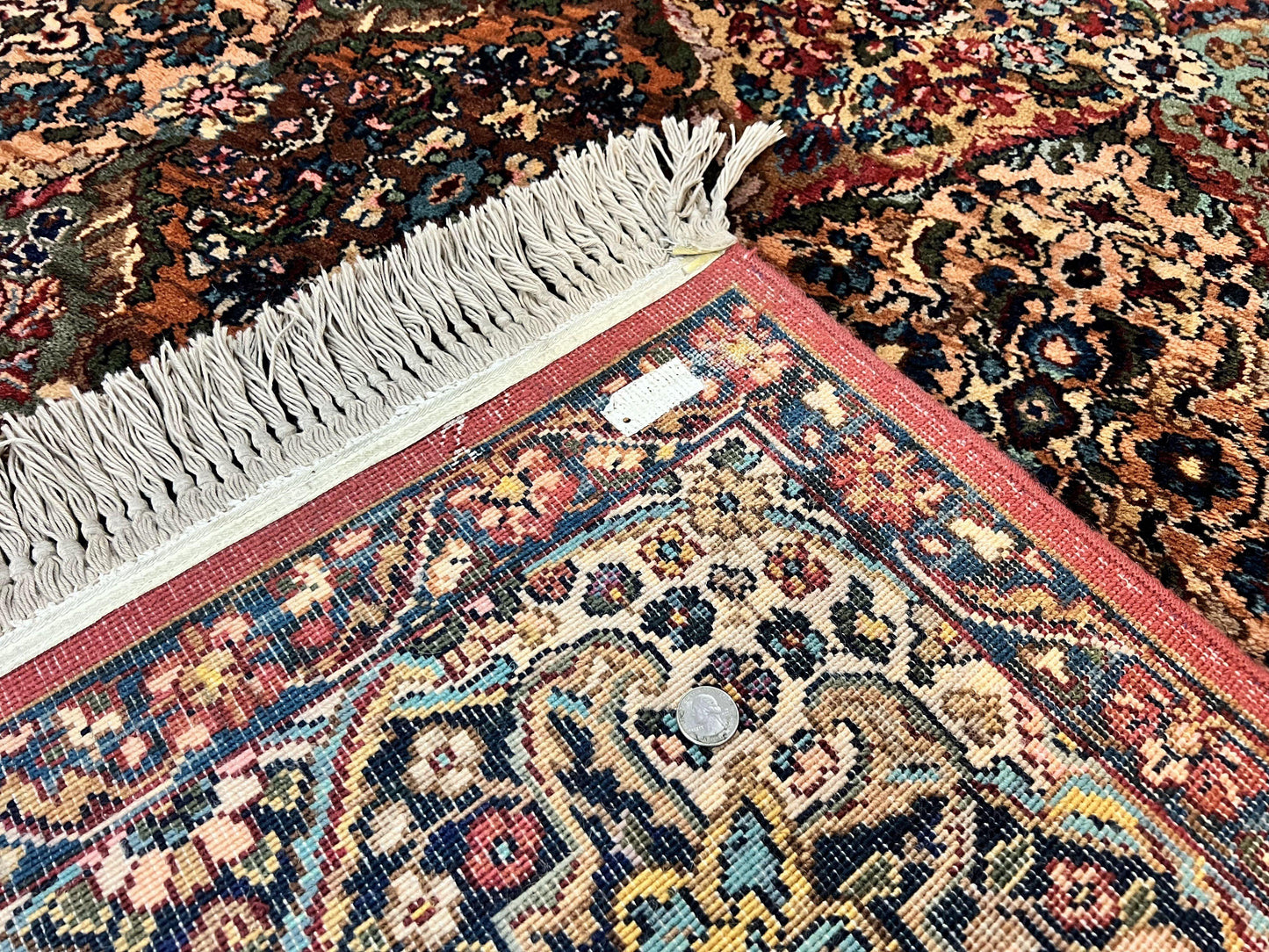 Karastan Kirman Multicolor Panel Rug 12x16 Wool Original Collection 700 Series