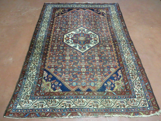 Turkish Sivas Floral Wool Rug Antique Handmade Oriental Rug