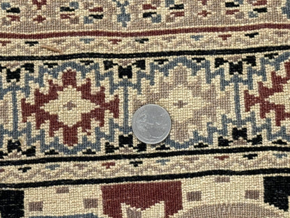 Small Pakistani Bokhara Prayer Rug 2.7 x 4