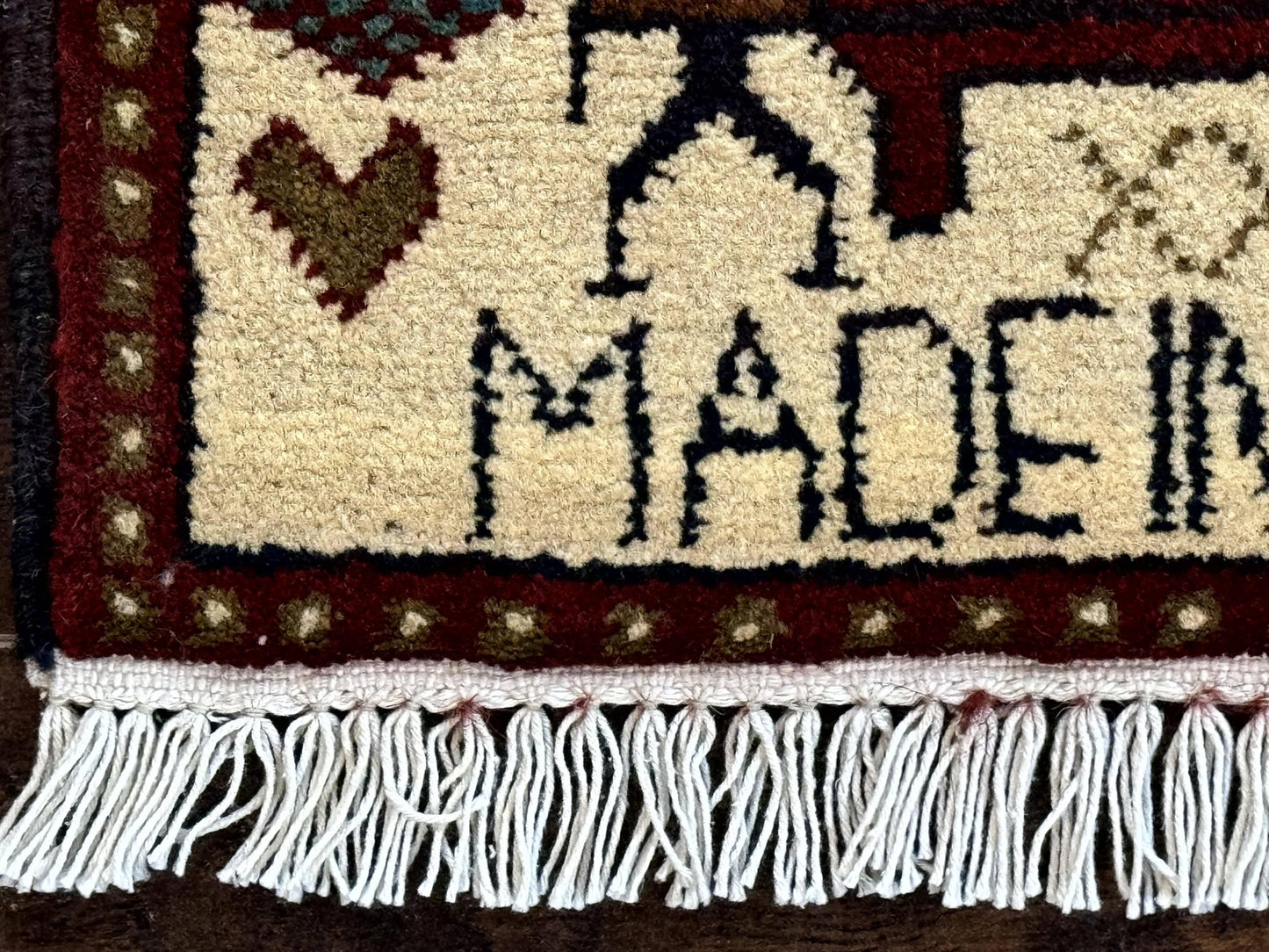 Afghan War Rug Hand Knotted Wool 2 X 2.6 Military Scene With Guns Tanks Helicopters