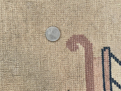 Chinese Wool Rug Handwoven 5x3 Peking Antique Handmade Vintage Carpet