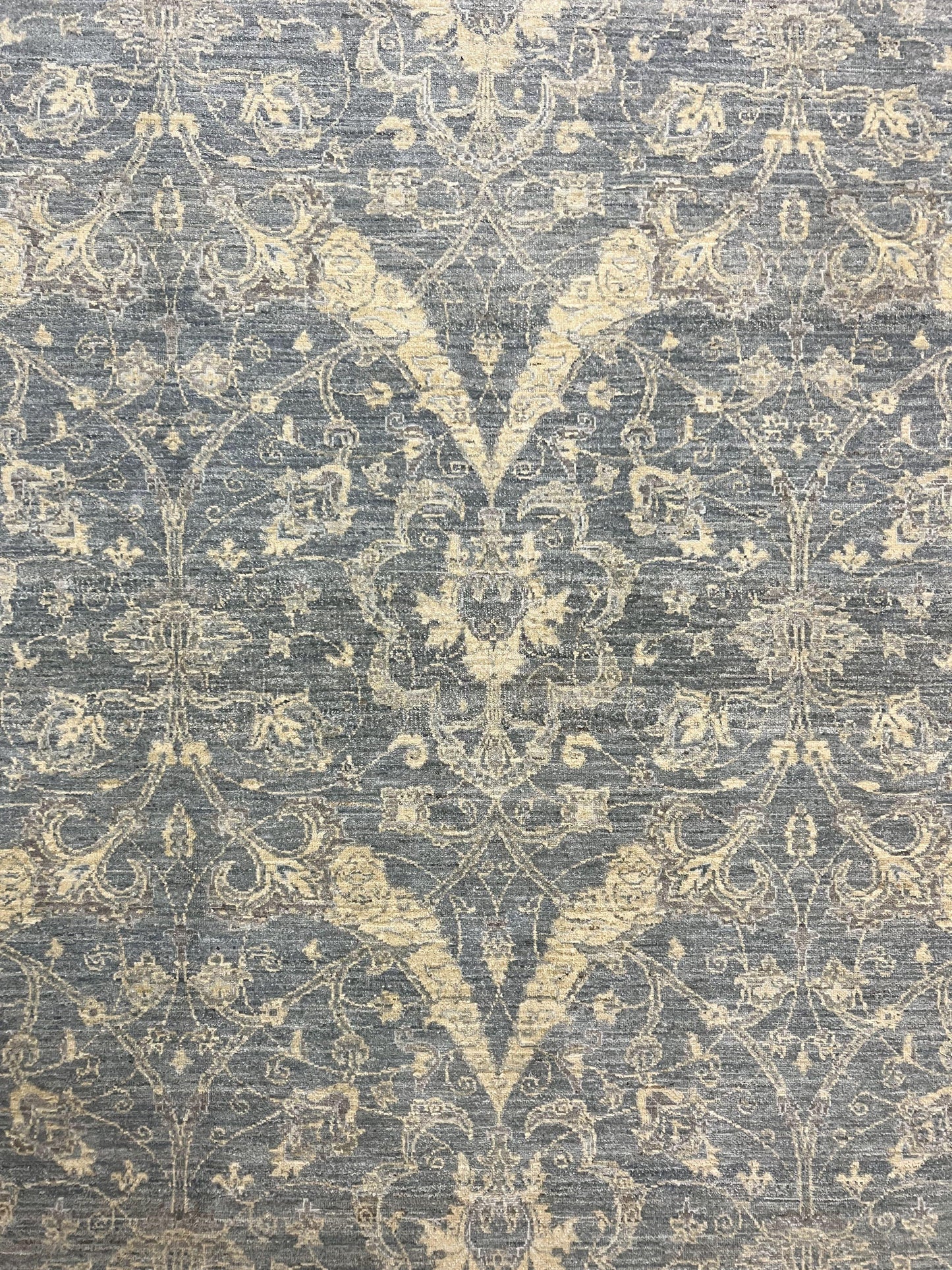 Handmade Pakistani Wool Rug 5x6.6 Floral Pattern Spanish Style Vintage Charm