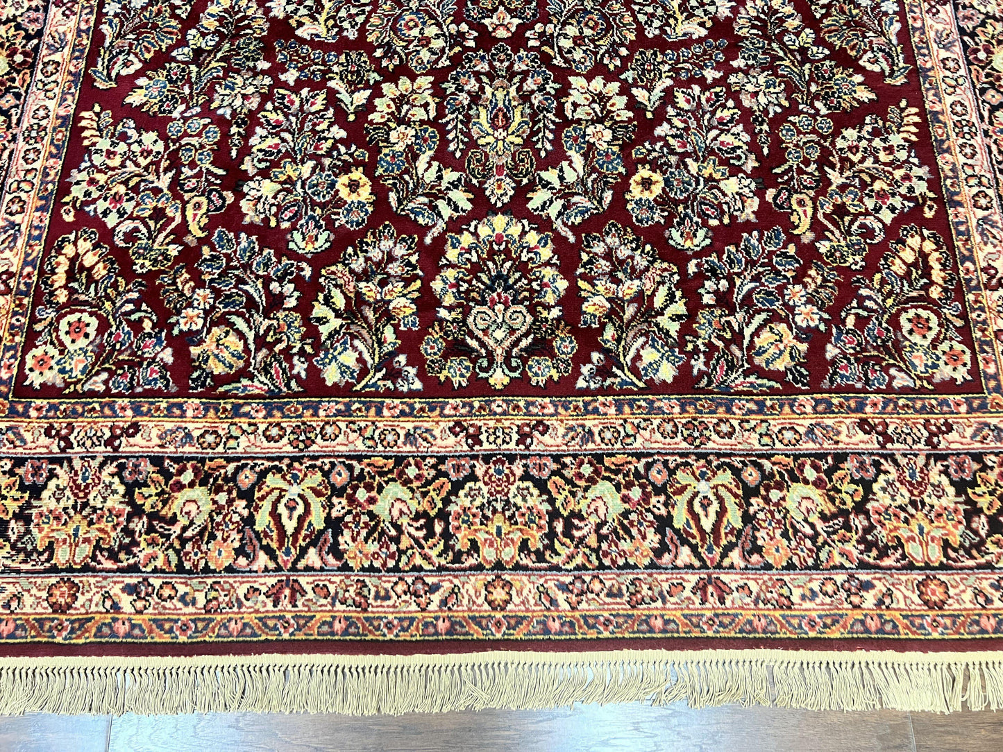 Karastan Rug 9x12 Red Sarouk #785, Wool Karastan Carpet, Discontinued Vintage, Original 700 Series, Karastan Area Rug