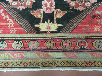 Antique Karabagh Caucasian Rug Handmade Wool 56x105 With Organic Dyes