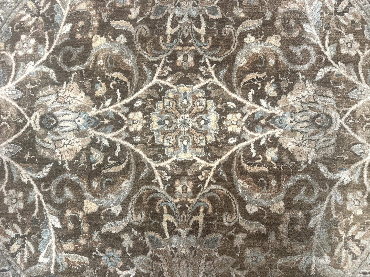 Round Karastan Rug 8x8 ft, Euphoria New Bridge Karastan Rug, Indo Mahal Design