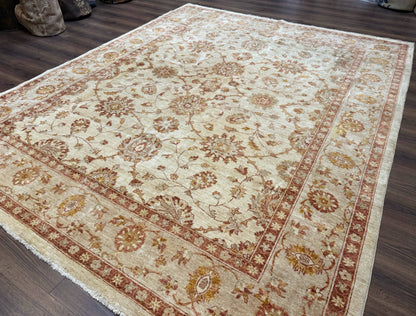 Peshawar Rug 8x10 Pakistani Wool Handmade