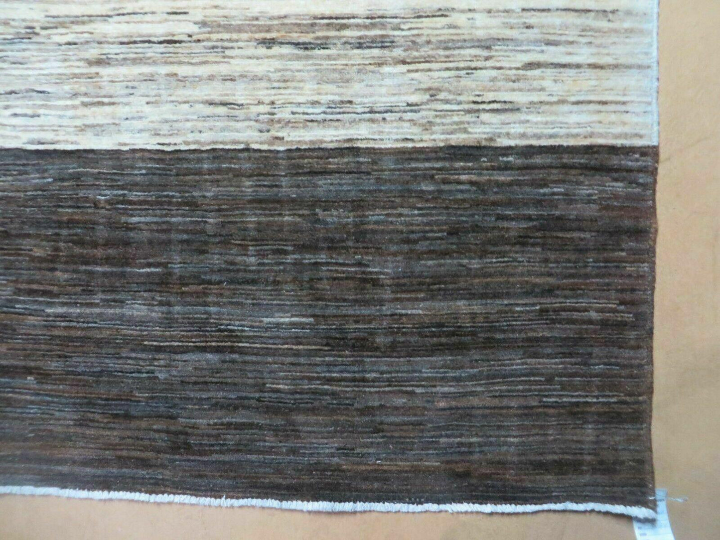 Hand Knotted Wool Rug Tibetan Style 78 By 94 Inches Art Deco Nepal