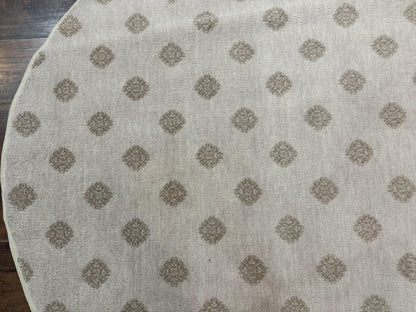 Round Power Loomed Rug 5x5, Contemporary Modern Round Carpet, 5ft Round