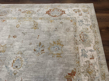 Modern Turkish Oushak Rug 7x9, Netural Colors