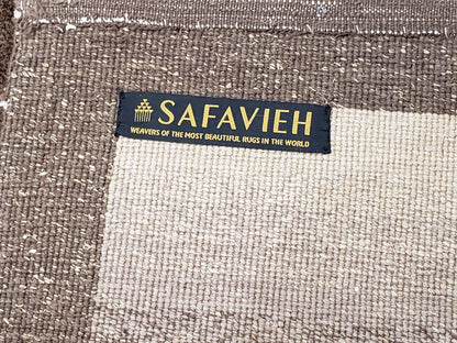 Safavieh Tibetan Handmade Wool Rug 6x9 Oriental Carpet Brown And Beige