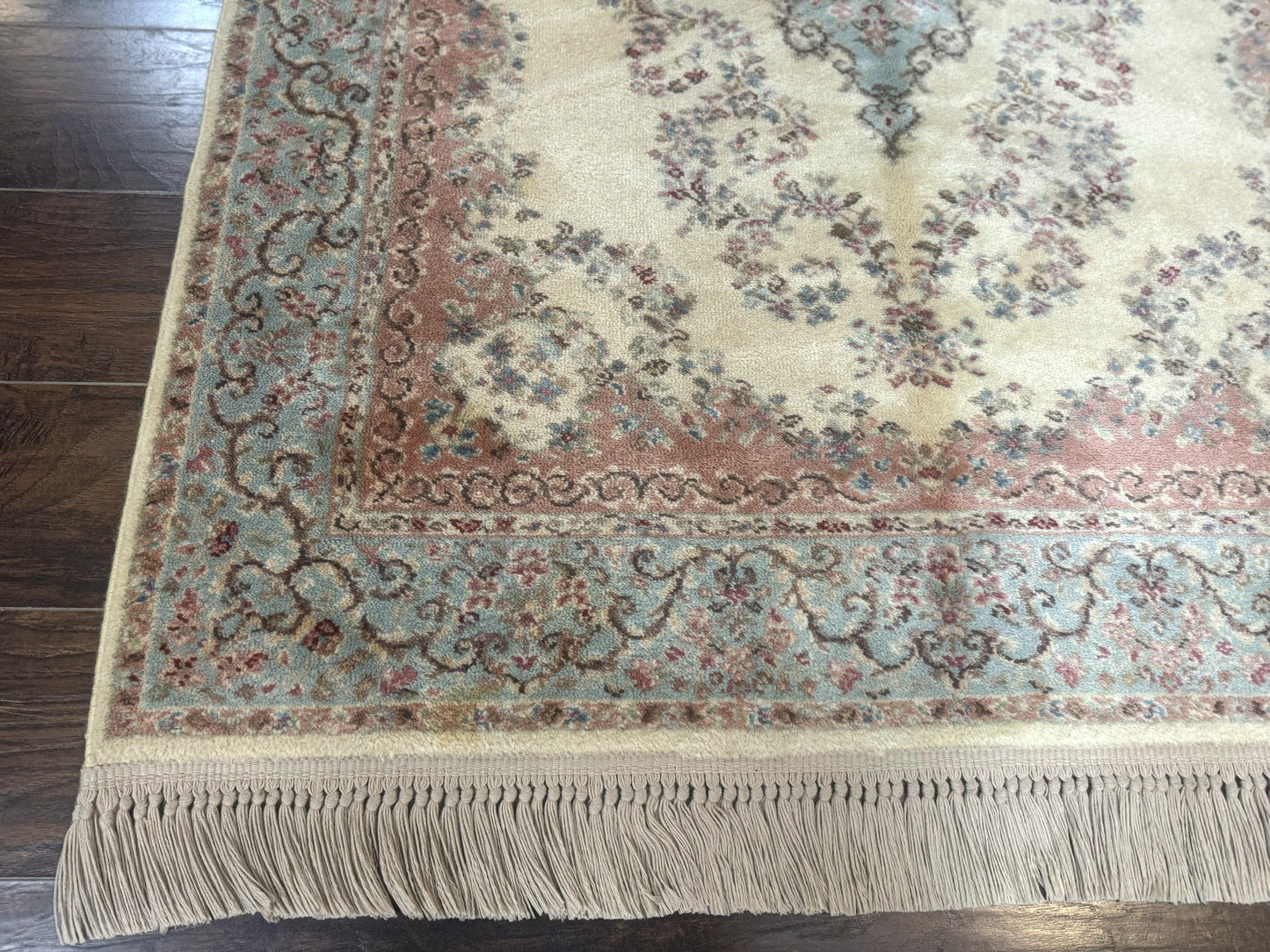 Karastan Rug 4x6, Pastel Ivory Kirman Rug #784, Wool Karastan Carpet, Original 700 Series, Vintage Karastan Area Rug, Discontinued