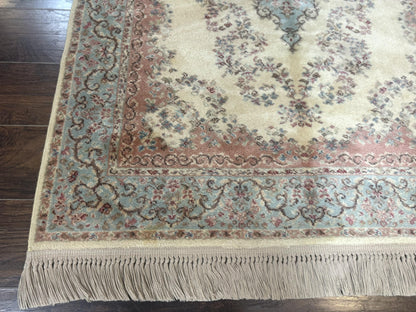 Karastan Rug 4x6, Pastel Ivory Kirman Rug #784, Wool Karastan Carpet, Original 700 Series, Vintage Karastan Area Rug, Discontinued