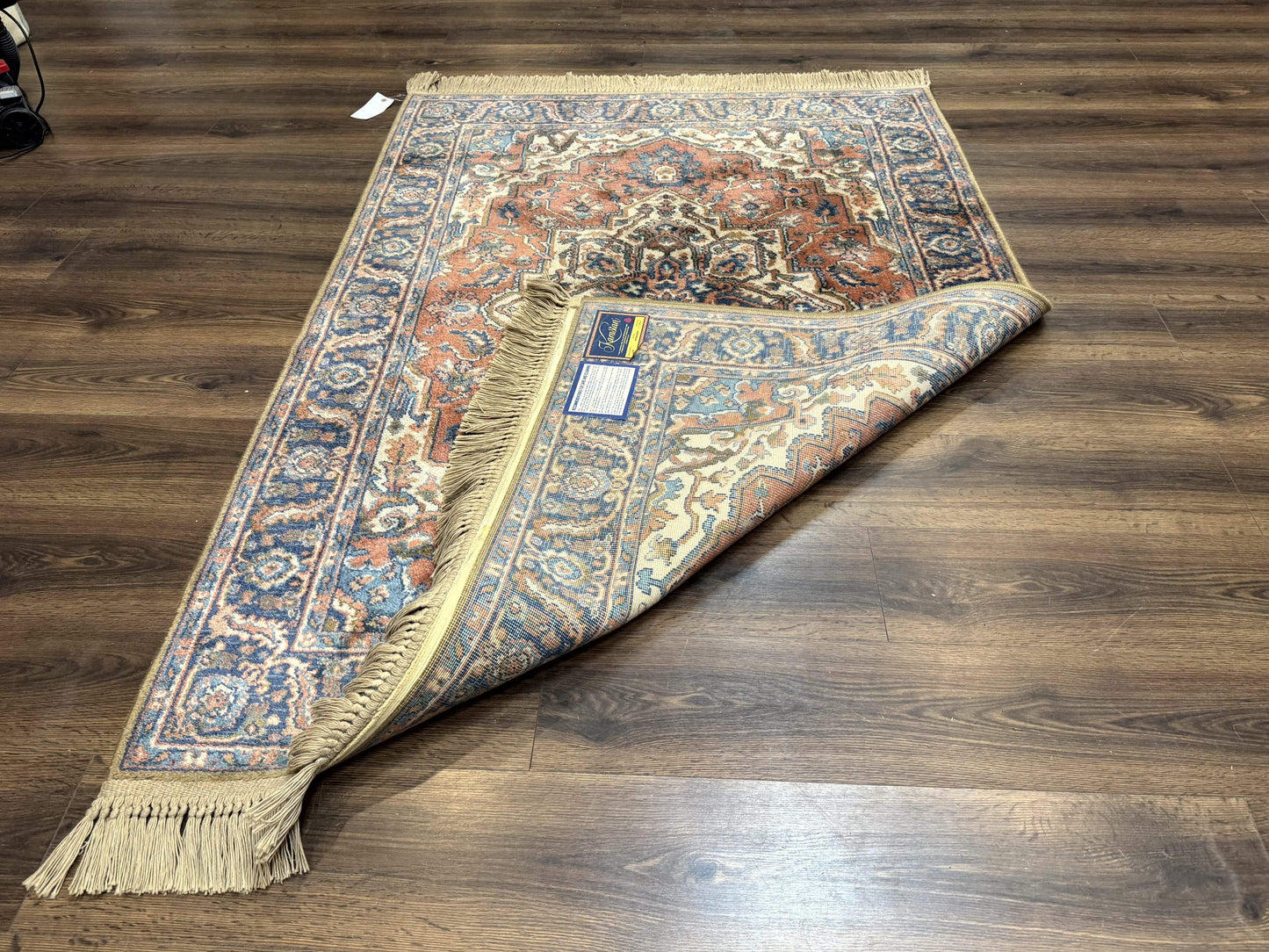 Karastan Rug 4x6 Vintage Serapi Wool Pile Antique Carpet 700 Series