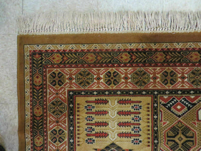 Couristan Rug 10x14, Large Belgium Power Loomed Wool Carpet 10 x 14 ft, Brown Tan Cream Oriental Rug, Living Room Rug, Large Area Rug