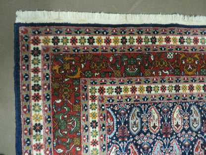 Paisley Rug Vintage India Hand Knotted Wool