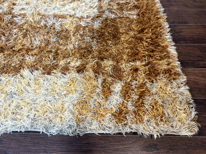 Vintage Rya Shag Rug 5.5 x 7.7