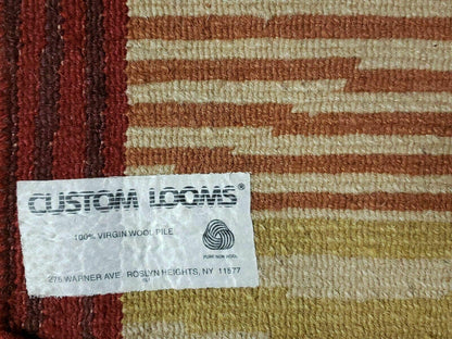 Tibetan Wool Rug Hand Knotted 8x11 Floral Design Modern Contemporary Decor