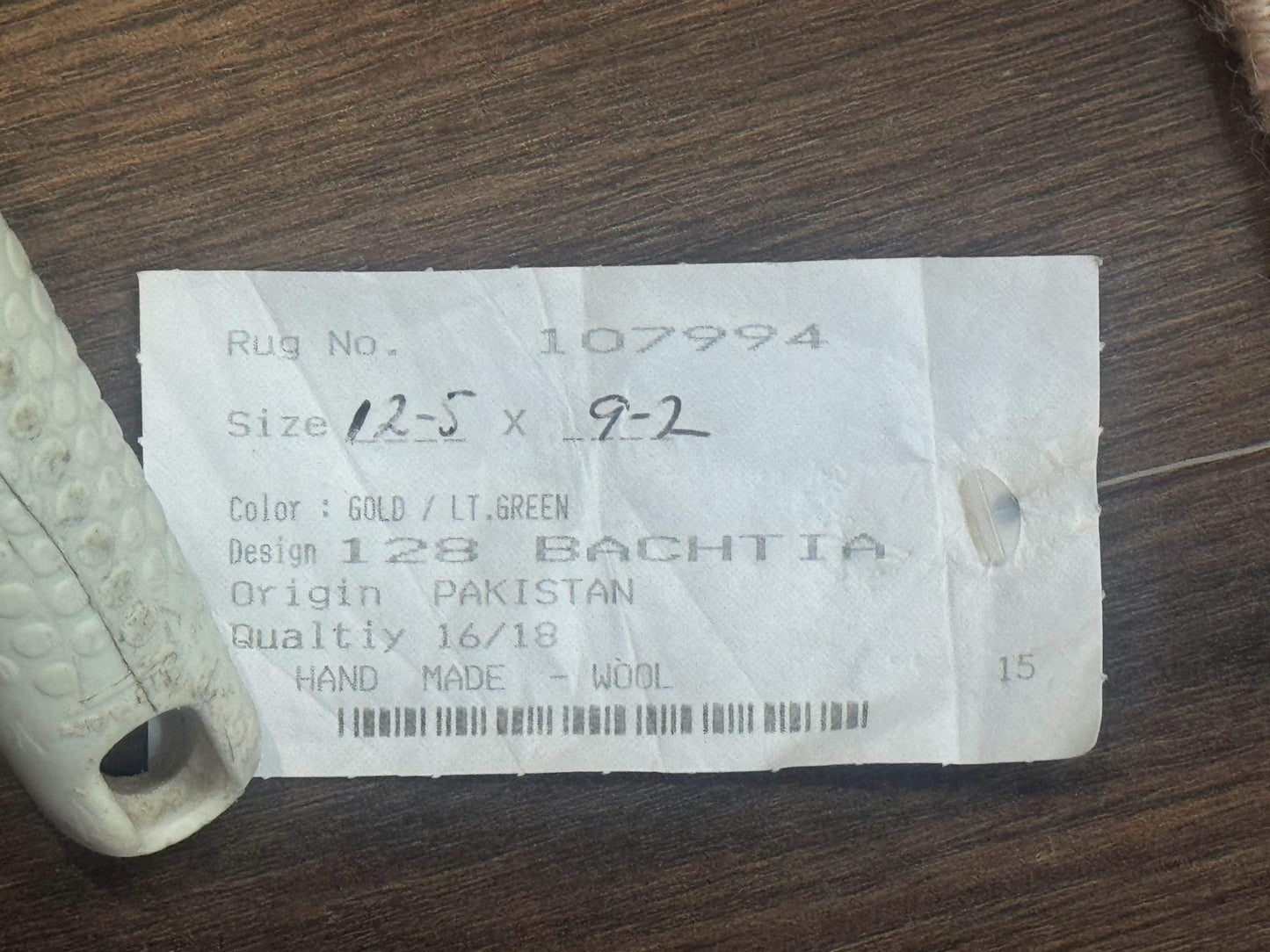 Pak Persian Rug 9x12 Hand Knotted Wool Diamond Panel Design