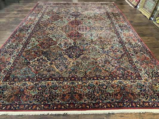 Karastan Kirman Multicolor Panel Rug 717 Vintage Wool Area Carpet