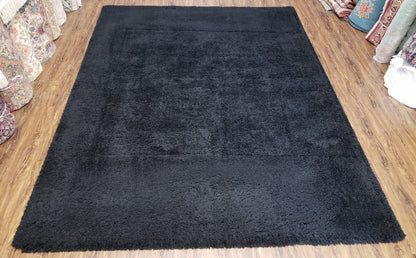 Safavieh Milan Black Shag Rug 8x10 Room Size Modern Contemporary Carpet
