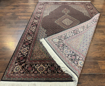 Sino Persian Rug 6x9, Herati Very Fine 400 KPSI, Black