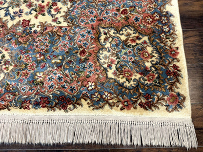 Karastan Kirman Wool Rug Ivory 8.8 X 12 Vintage 700 Series 788