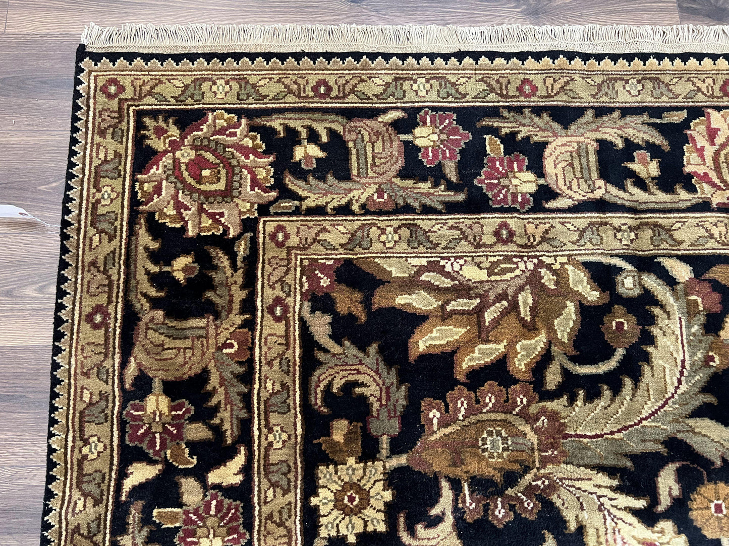 Indo Mahal Sultanabad Rug 8x11 Vintage Handmade Wool Floral Oriental Carpet