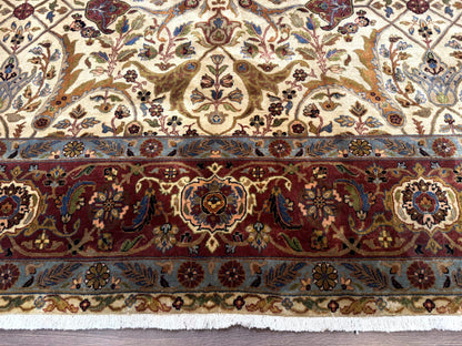 Persian Bidjar Rug 9x12 - Mustafi Allover Pattern - Traditional Carpet