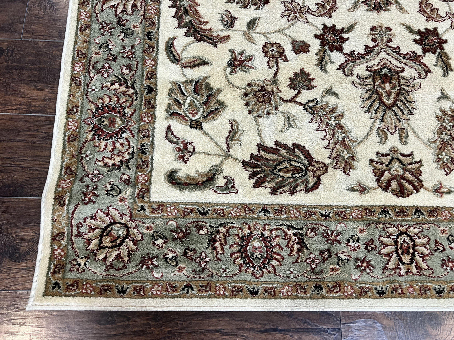 Floral Oriental Rug 5x7 Turkish Power Loomed Carpet With Traditional Design